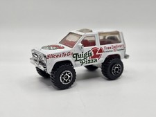 Matchbox 1987 White Ford Bronco II Luigi's Pizza