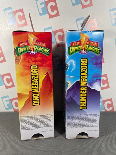 Hasbro Power Rangers Mighty Morphin Dino Megazord Thunder Megazord Figures VHS - Picture 4 of 5