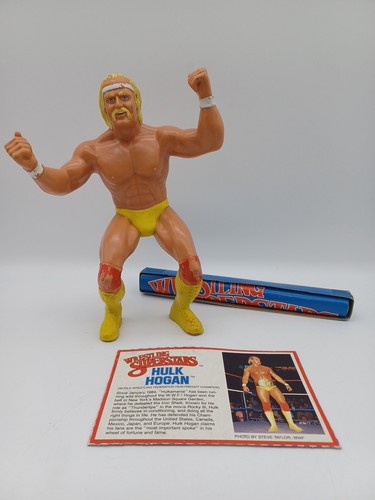 1984 Hulk Hogan LJN WWF Superstars 8�?� Rubber Act...