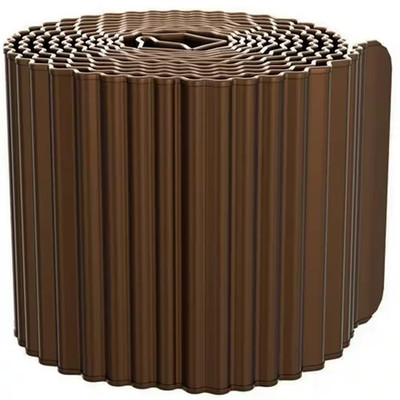 20 Ft. X 6 In. Corrugated Metal Garden Edging Bronze Durable Stylish Versatile L