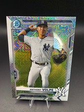 2021 Bowman Chrome Anthony Volpe Mega Box Mojo Refractor #BCP-85 Yankees