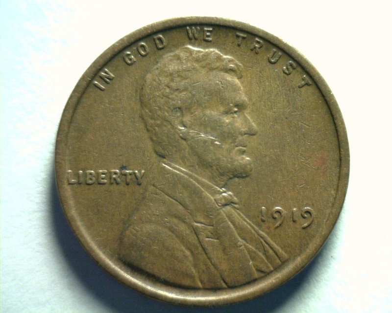 1919 LINCOLN CENT PENNY EXTRA FINE+ XF+ EXTREMELY FINE+ EF+ ORIGINAL 99c SHIP