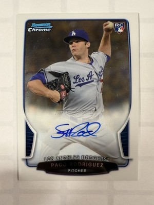 2013 Bowman Chrome Paco Rodriguez (Dodgers) Rookie Auto Card No. ACR-PR RC