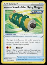Rapid Strike Scroll of the Flying Dragon 153/203 Evolving Skies Pokemon LP