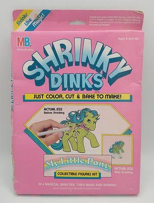 Vtg 1988 My Little Pony Shrinky Dinks Kit G1 Milton Bradley NOS RARE