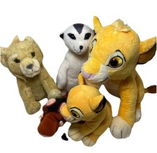 Disney The Lion King Plush Lot of 5 Pumba Timon Simba Kohls Cares Disney BAB