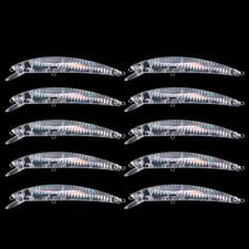 10Pcs 12Cm  Jointed Blank  Baits Crankbait Minnow Bait Unpainted  Fishing Bait