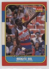 1986-87 Fleer Manute Bol #12 Rookie RC 04dh