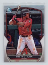 2023 Bowman Draft - Chrome Refractor #BDC-148 Cristofer Torin (RC) - Arizona (X)
