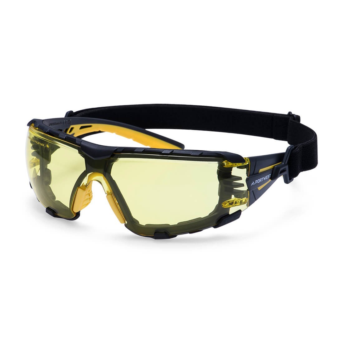 Portwest PS28 Safety Glasses Tech Look Pro KN Anti-scratch UV Protective Glasses