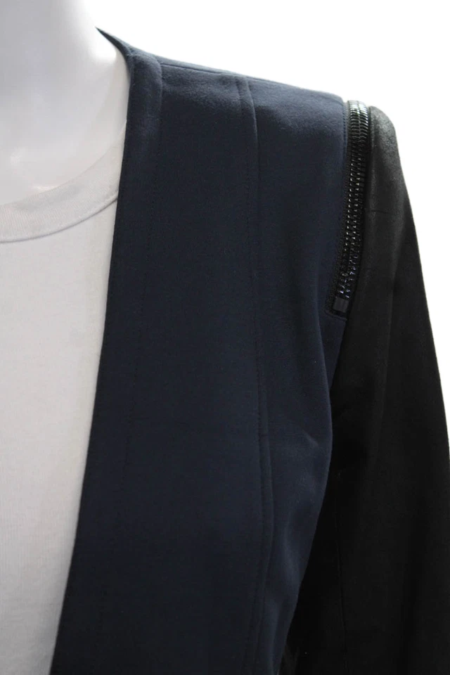 Blazer Theory Mujer Negro Cuello en V Manga Larga Talla Pequeña S Foto 2 de 4