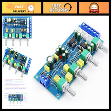 HiFi Preamplifier Board NE5532 OP-AMP with Bass, Treble, Balance  Volume Contro