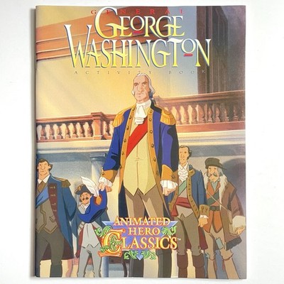 Animated Classics Activity Book George Washington Coloring Worksheets Paperback