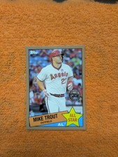2020 Topps 1985 Topps Baseball All-Stars Gold 21/50 Mike Trout #85AS-1 Angels