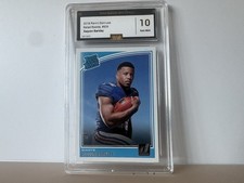 Saquon Barkley - 2018 Panini Donruss - Rated Rookie #306 (RC)
