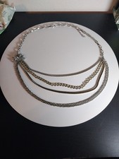Silver  Gold Tone Waist Chain Belt Rhinestone Boho Belly Body Chain for Women