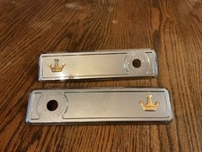 Original 1955 Chrysler Imperial Door Handle Trim 1607903leftrightused Cond.