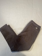 Vuori Optimist Corduroy Pants Mens L Brown Stretch Drawstring V440 Flat Front