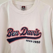 Ben Davis White Logo T-shirt Casual Japan