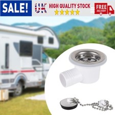 Sink Waste Drain Plug Hole Angle Fitting Replaces Premium For Motorhome Boat