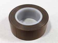 1pc 1"x33ft Teflon Tape PTFE 180um ThickerAdhesive High-Temp Fiberglass Tape