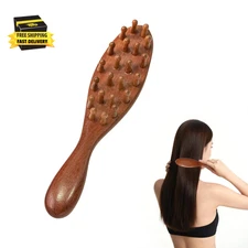 Wooden Loc Comb & Comfortable Massage Comb for Dreads – Detangling & Massage Hai