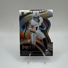 Tre Tucker 2023 Panini Select #214 Rookie Raiders Silver Prizms Die Cuts RC