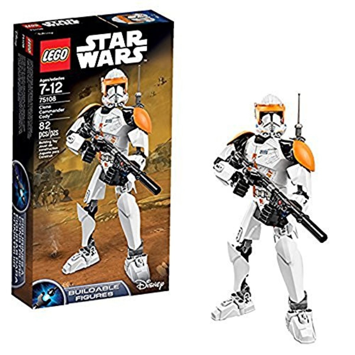 LEGO Star Wars building double figures clone Commander Cody