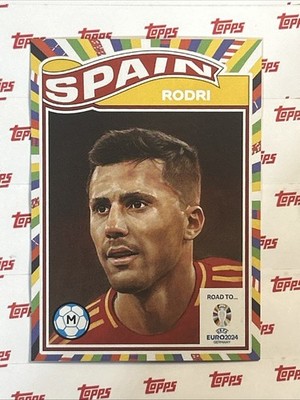 Topps Road to UEFA EURO 2024 Living Set Rodri #17 ~ Spain ~ /1574