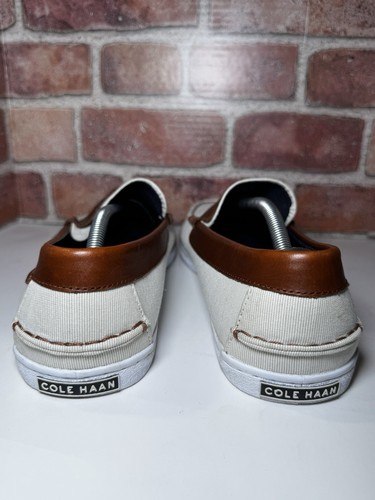 Cole Haan Grandpro Rally Canvas Loafer Mens 11.5M Ivory - Picture 3 of 6