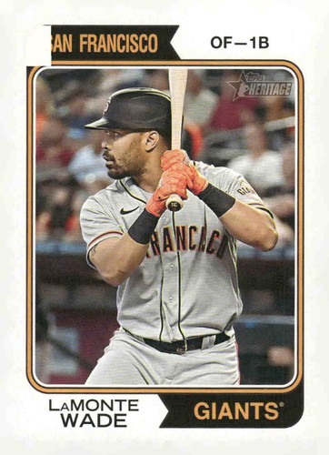 2023 Topps Heritage #222 LaMonte Wade | Baseball Card