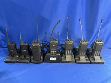 Motorola 2 Way Radio PR400 Radius P1225 SP21 HT750 Lot of 7 Most Untested - Read