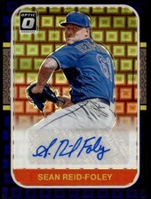 2021 Donruss Optic Retro 1987 Signatures Pandora Sean Reid-Foley Rookie Auto