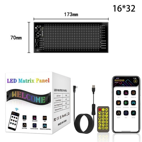 Tablero de mensajes de desplazamiento flexible con pantalla publicitaria USB 5V - Imagen 11 de 13