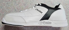 Dexter Ricky III size 8w men's bowling shoes white/black. NIB.  Free Shipping