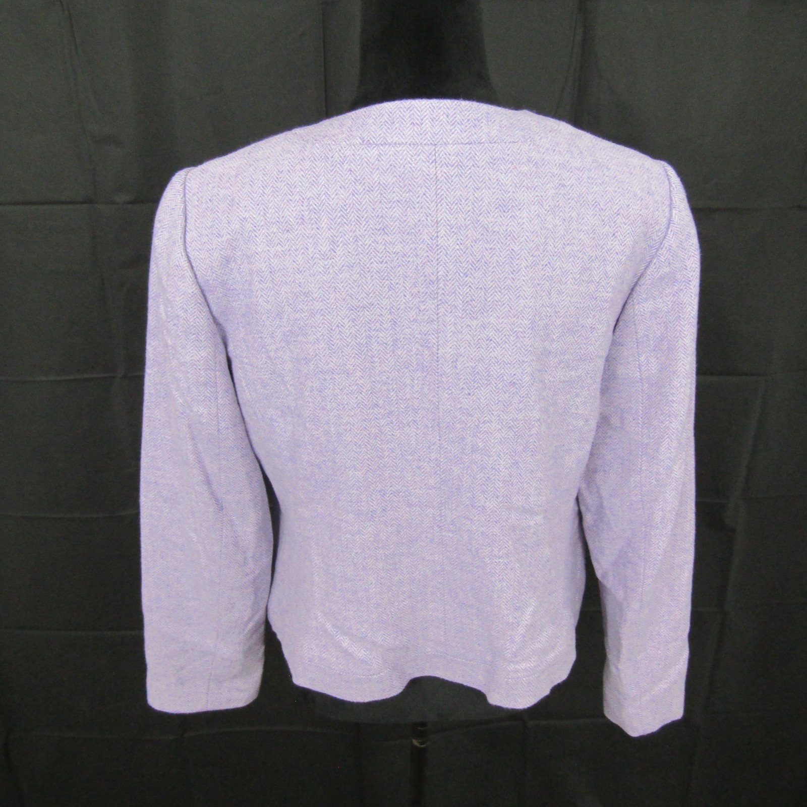 Talbots Blazer Jacket Button Up Collarless Women … - image 3