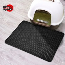 Double Layer Cat Litter Mat Trapping Honeycomb Soft Waterproof Kitty Litter Mat