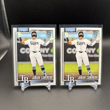 2026 Topps Series 1 Baseball Junior Caminero #328 Tampa Bay Rays (2) Cards