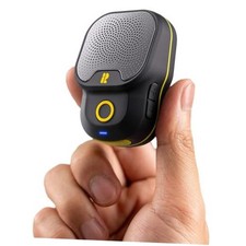 Wearable Bluetooth V5.3 Speaker, 30H Working Time Clip-On Wireless Yellow