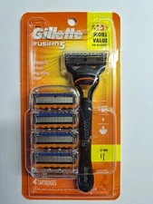 New Gillette Fusion 5. 1 Razor & 5 Cartridges