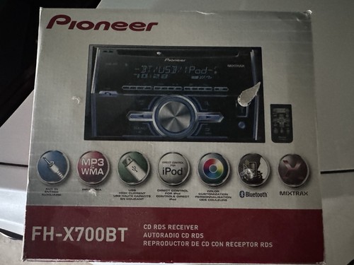 Pioneer FH-X721BT USB/MP3/CD Receiver In Dash Receiver New in Box 46 Car Stereo