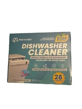 Maravello Dishwasher Cleaner And Deodorizer, Extra Clean Dishwasher Tablets