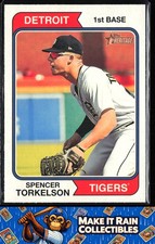 Spencer Torkelson 2023 Topps Heritage #215 Detroit Tigers Baseball