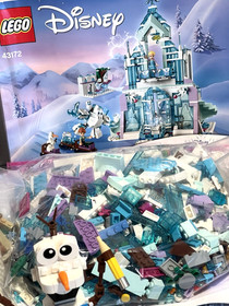 Lot of 4- Lego Disney's Frozen Castle Sets 43172 , 41168, 41147, 41169 +Manuals