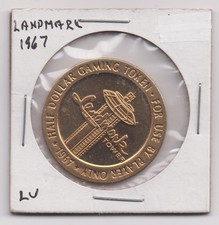 Landmark, Franklin Mint Half Dollar Slot Toke...