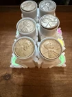 1948-1953 PDS Mint Lincoln Wheat Cent Penny 6 Roll Lot 300 Coins 👀🔥