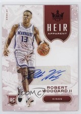 2020-21 Panini Court Kings Heir Apparent Ruby 25/75 Robert Woodard II Auto 1b9i