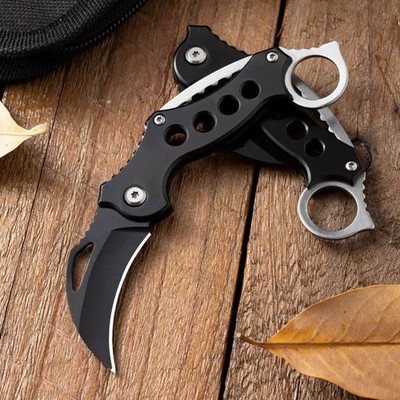 Folding knife, outdoor high hardness, eagle claw knife, self-defense