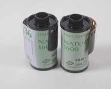 2x Fujifilm Natura 1600 35mm film (Expired)