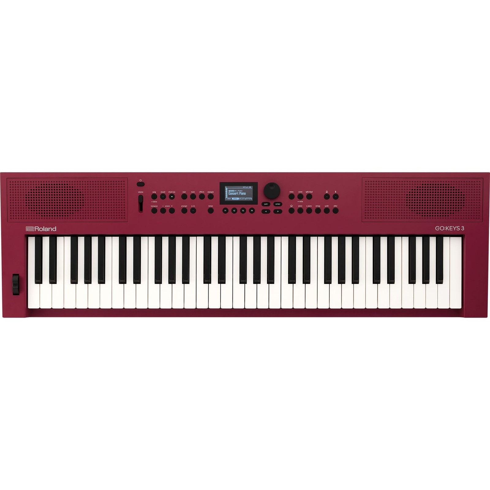 Roland Go Keys 3 Music Creation Keyboard Dark Red